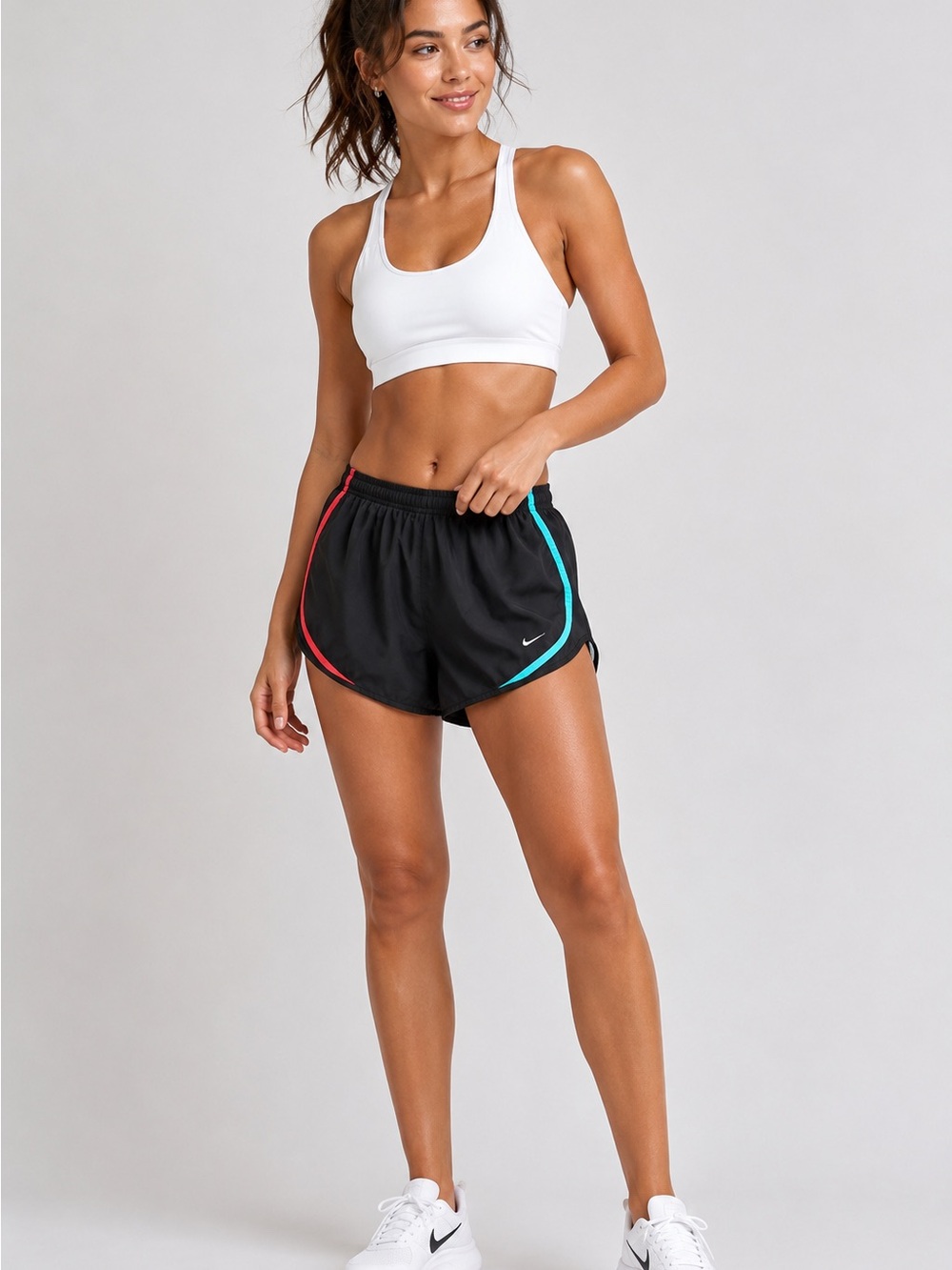 Nike Dri-FIT Running Shorts Women’s Medium Black Athletic Workout